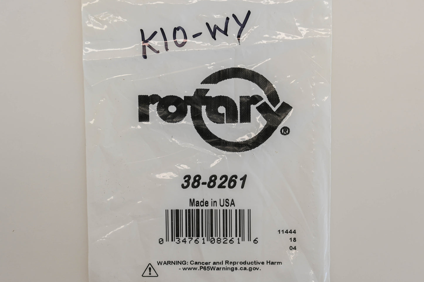 Rotary 38-8261, K10-WY Carburetor Repair Kit NOS