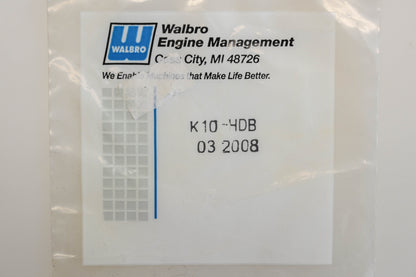 Walbro K10-HDB Carburetor Repair Kit NOS