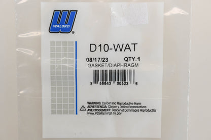 Walbro D10-WAT Carburetor Repair Kit NOS
