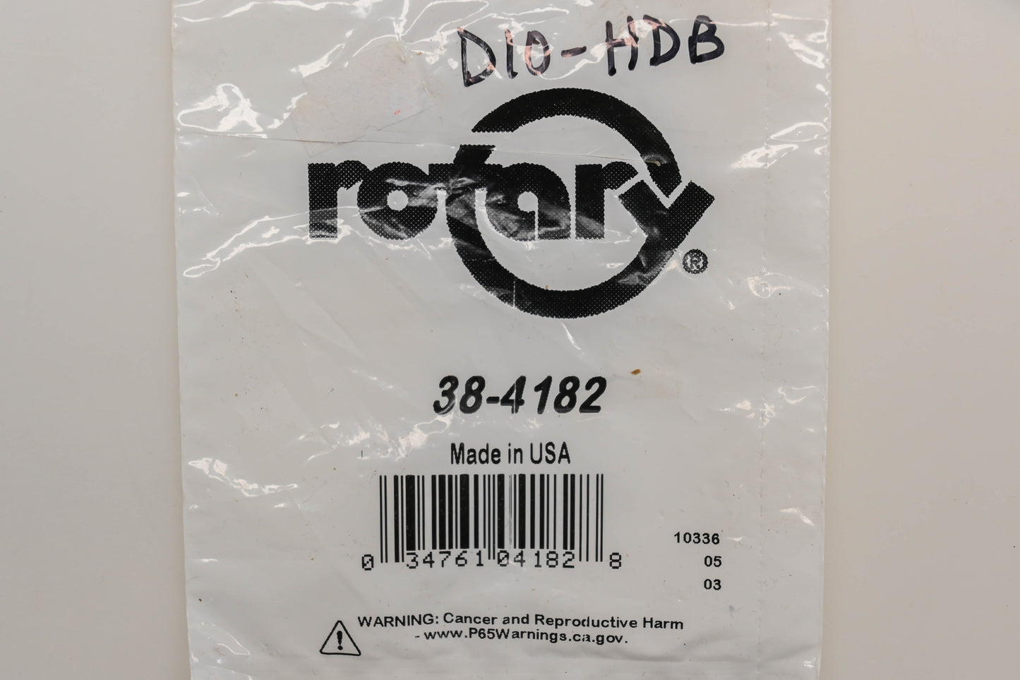 Rotary 38-4182 Carburetor Repair Kit NOS