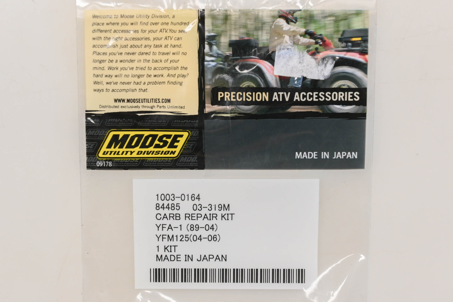 Moose Utility 1003-0164, 03-319M Carburetor Repair Kit NOS