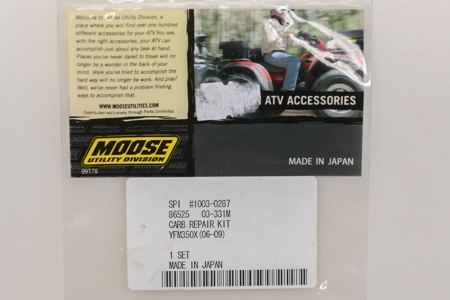 Moose Utility 1003-0287, 03-331M Carburetor Repair Kit NOS