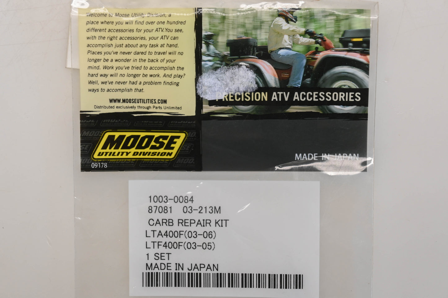 Moose Utility 1003-0084, 03-213M Carburetor Repair Kit NOS