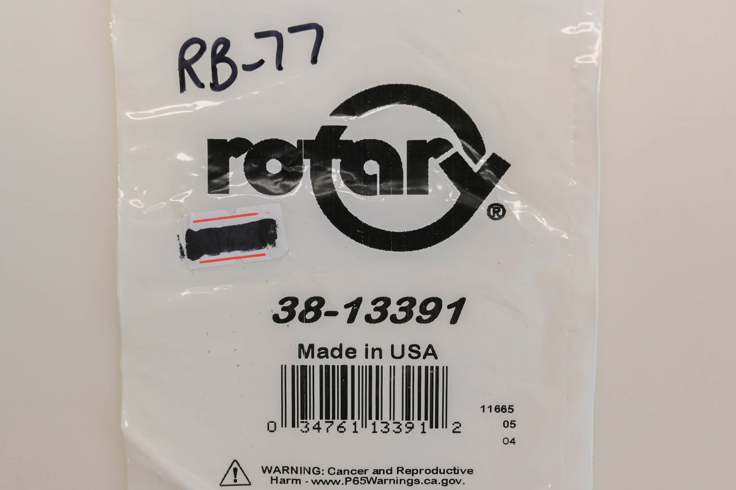 Rotary 38-13391, RB-77 Carburetor Repair Kit NOS