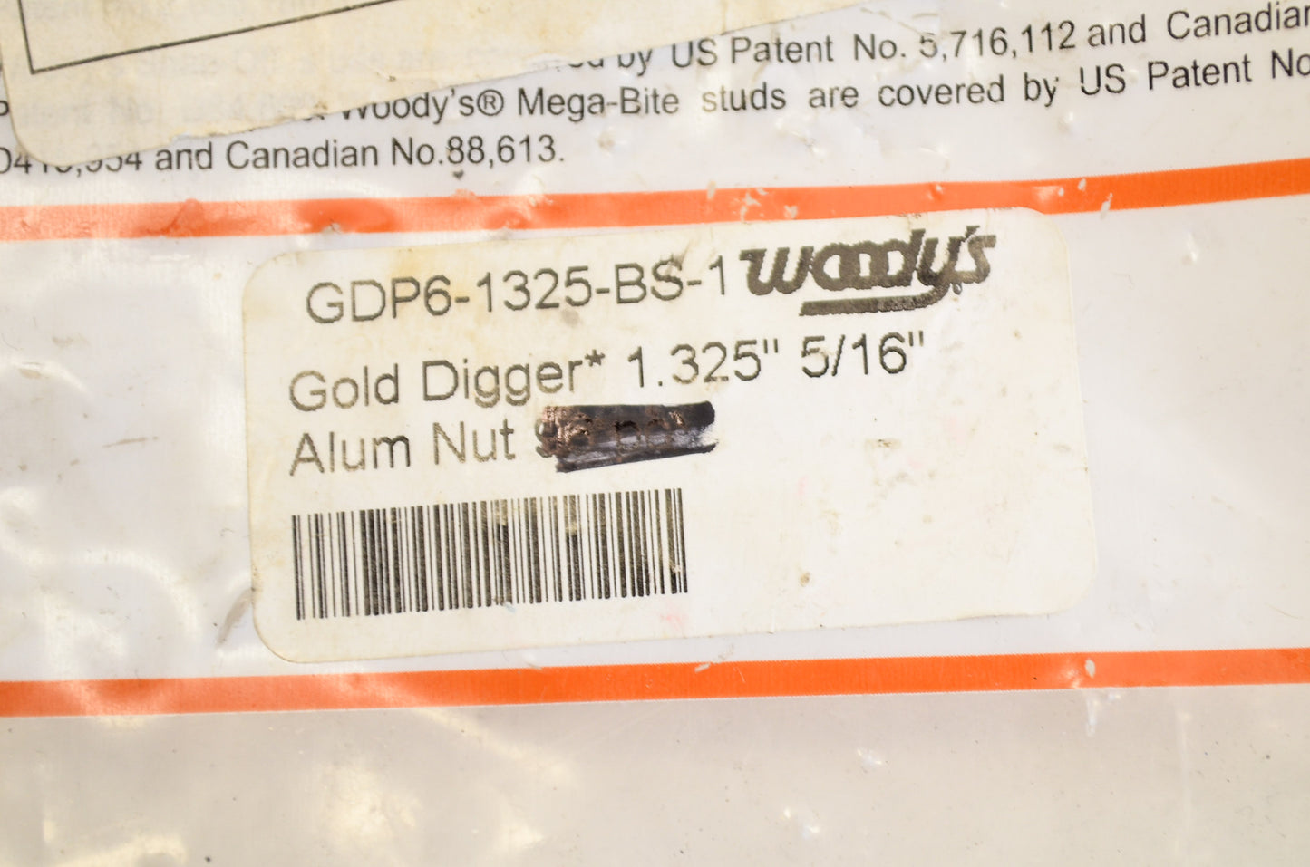 Gold Digger Traction Master Carbide Stud Kit 1.325' - 5/16 NOS