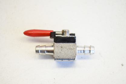 New Dapco Straight Cut-Off Fuel Valve 1/4' Nipples NOS