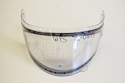 New Gmax Double Lens Anti Fog Clear Face Shield XXL NOS