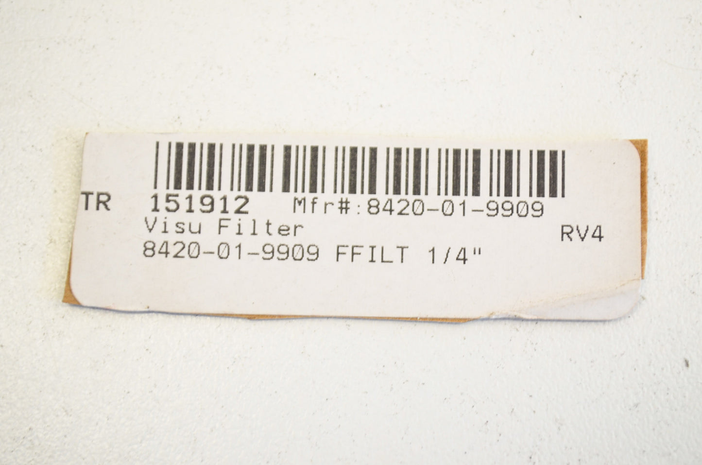 New Visu Filter Fuel Filter 1/4' NOS