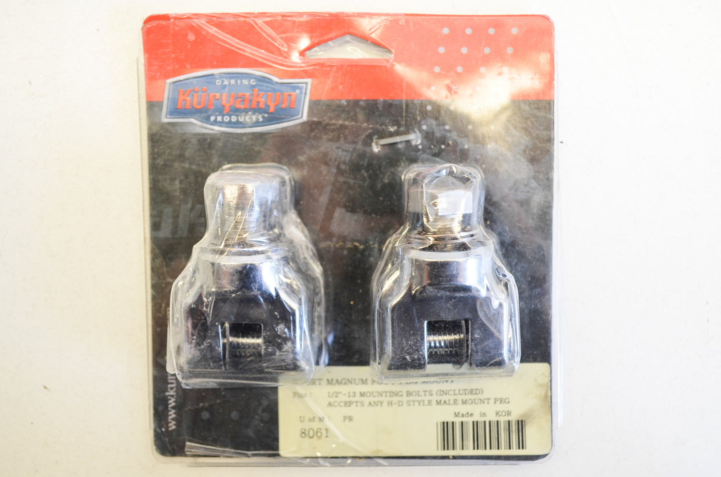 New Kuryakyn Foot Peg Mount Kit NOS