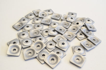 Square Support Plate 7mm Qty 46 NOS