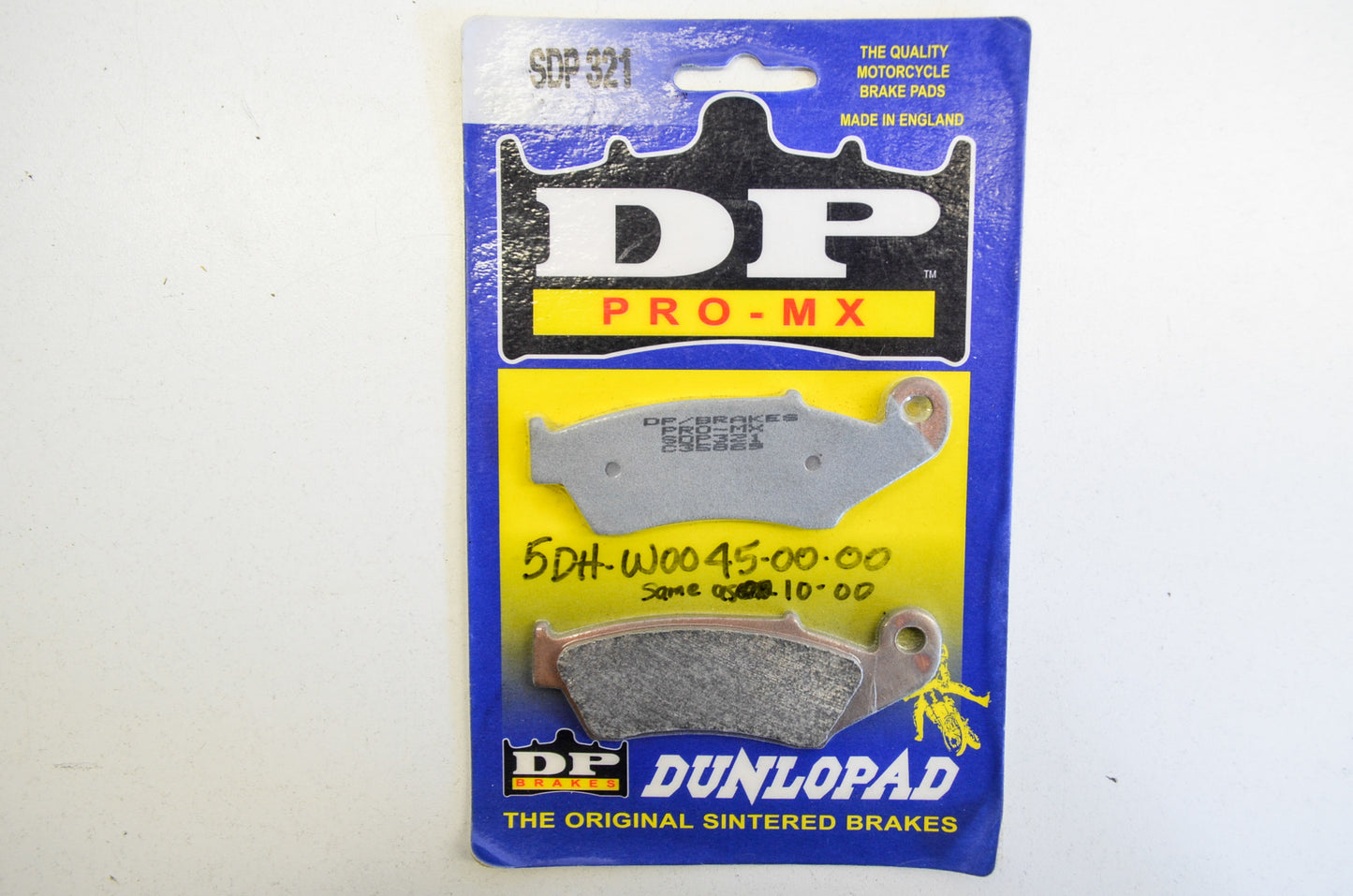 New DP Pro-MX Sintered Brake Pad Pair NOS