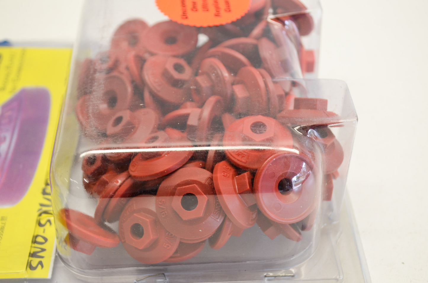 Sno-Stuff 671-300-82 X-Calibur 5/16 Ultra Lite Backer Plates Red QTY 87 NOS