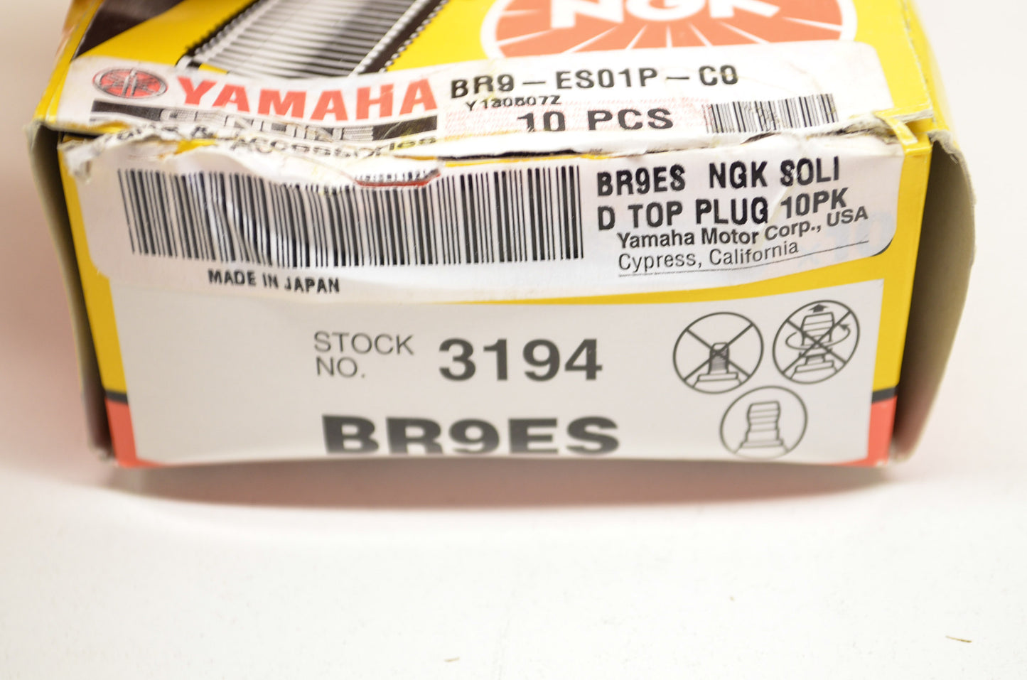 Spark Plugs Set Qty 10 NOS
