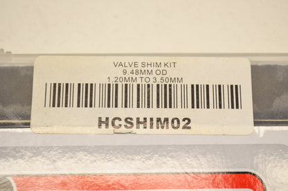 New Hotcams Complete Valve Shim Kit 1.20mm to 3.50mm NOS