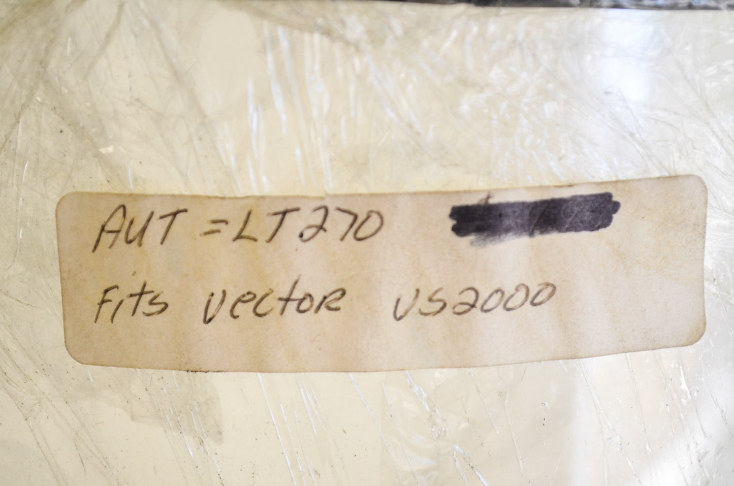 Aftermarket LT270 Clear Face Shield Vector VS2000 NOS