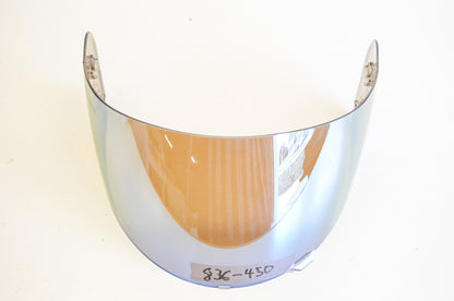 New HJC HJ-05 Face Shield Blue Mirrored NOS