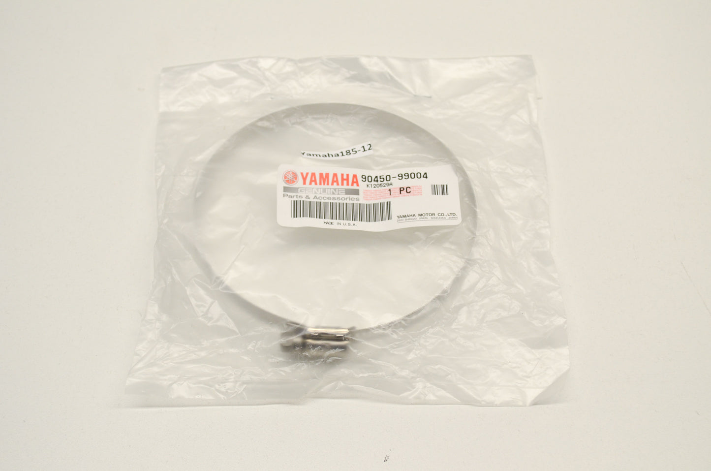 OEM Yamaha 90450-99004-00 Hose Clamp Assembly NOS