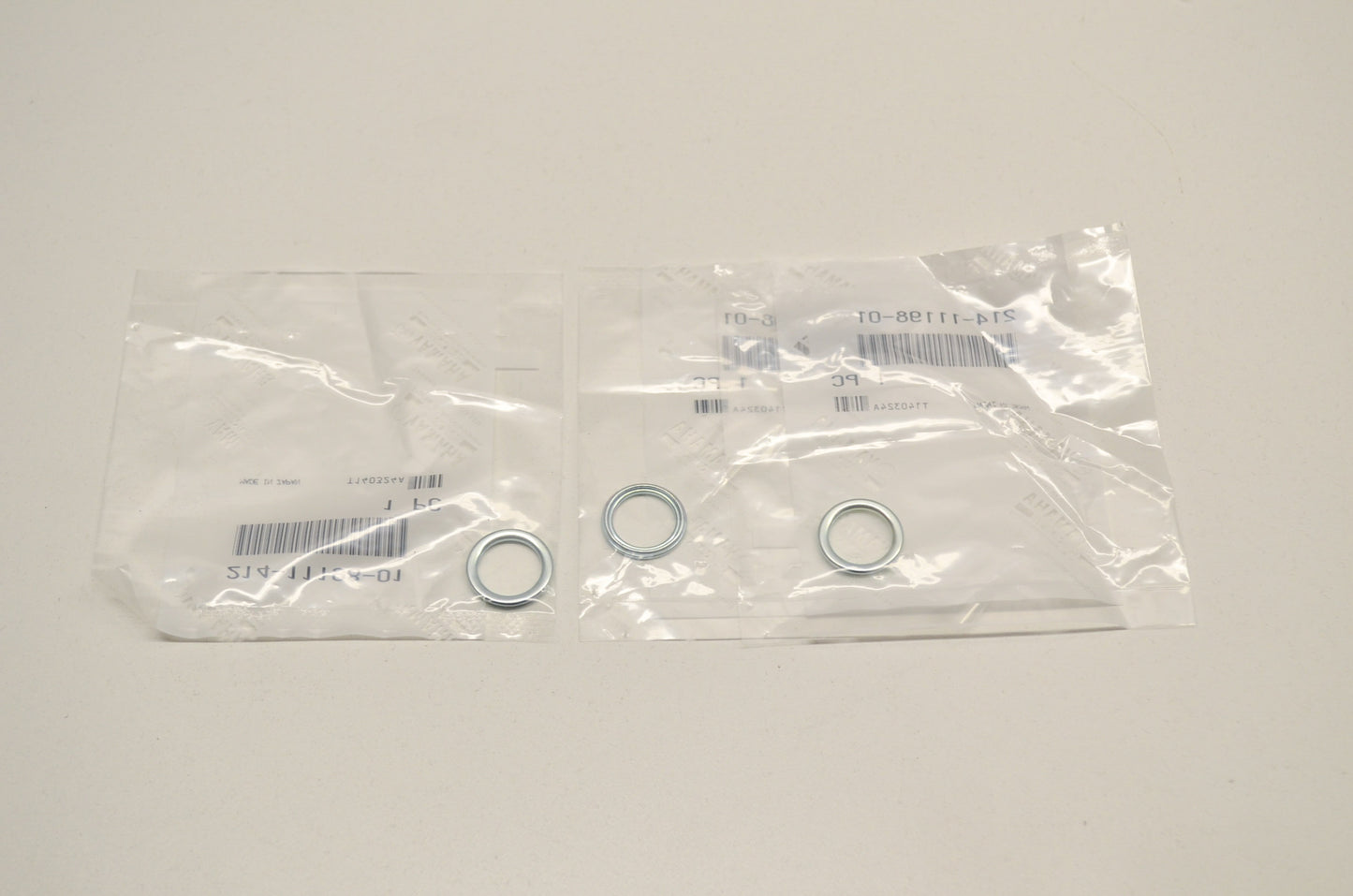 New OEM Yamaha 214-11198-01-00 Drain Plug Washer Gasket QTY 3 NOS