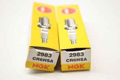 New OEM Yamaha NGK Spark Plugs Qty 2 NOS