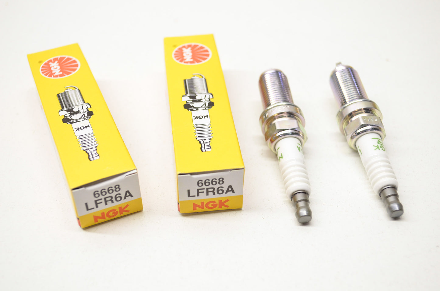 New OEM Yamaha NGK Spark Plugs Qty 2 NOS