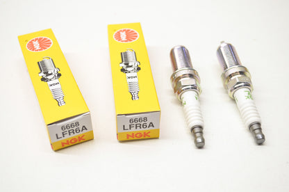 New OEM Yamaha NGK Spark Plugs Qty 2 NOS