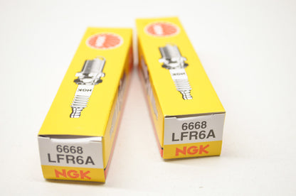 New OEM Yamaha NGK Spark Plugs Qty 2 NOS