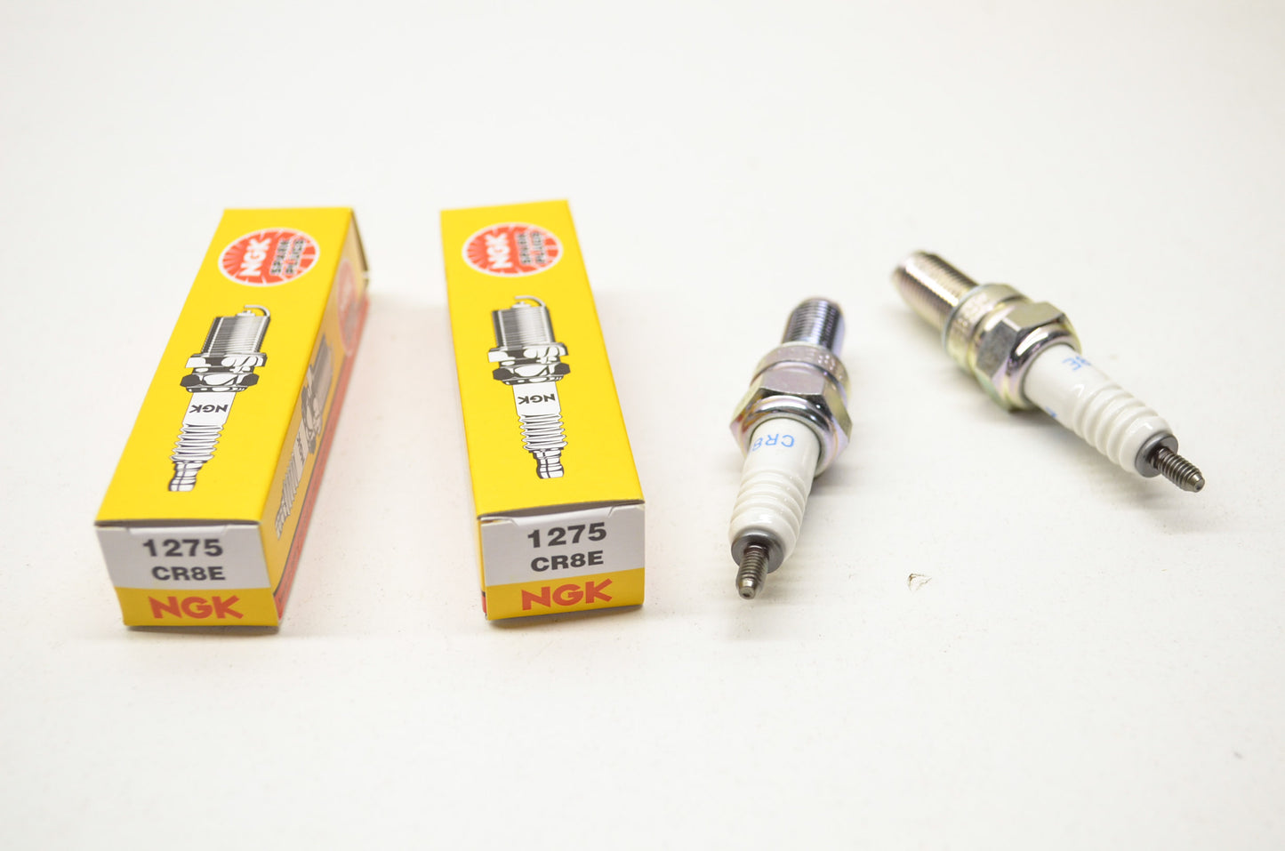 New OEM Yamaha NGK Spark Plugs Qty 2 NOS