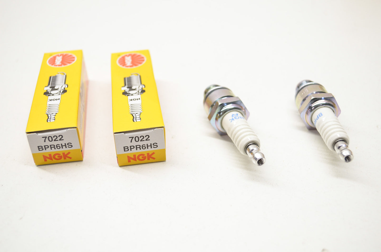 New OEM Yamaha NGK Spark Plugs Qty 2 NOS