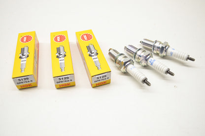New OEM Yamaha NGK Spark Plugs Qty 3 NOS