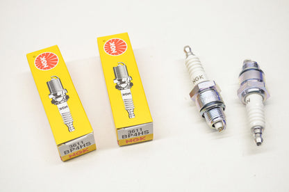 New Yamaha NGK Spark Plugs Qty 2 NOS