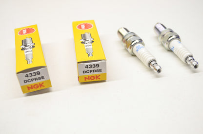 New OEM Yamaha NGK Spark Plugs Qty 2 NOS