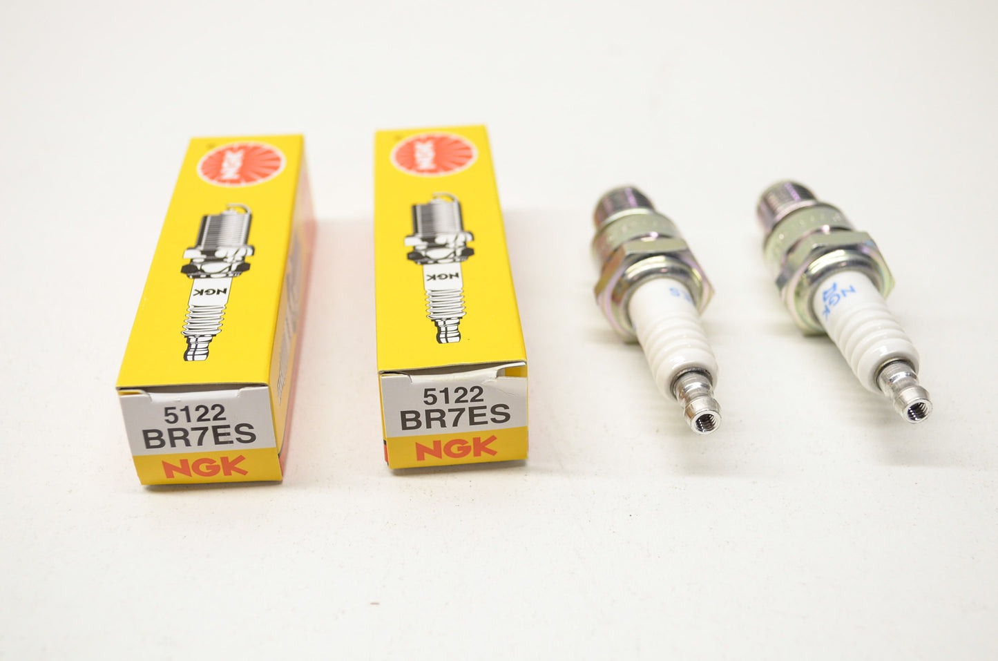 New OEM Yamaha NGK Spark Plugs Qty 2 NOS