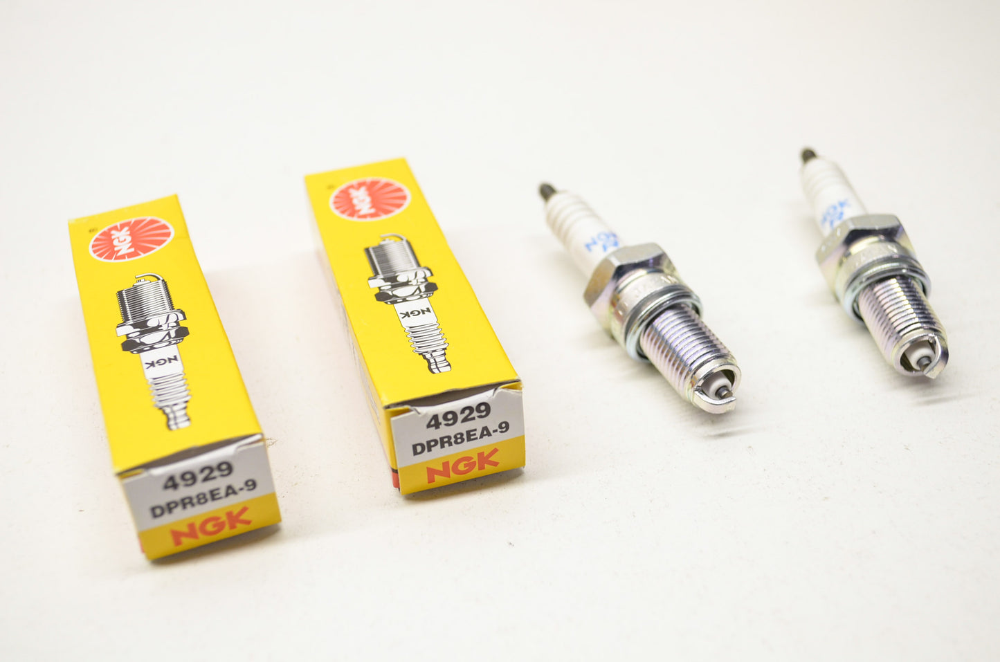 New OEM Yamaha NGK Spark Plugs Qty 2 NOS