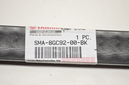 OEM Yamaha SMA-8GC92-00-BK Black 136 Slide Runner Qty 2 NOS