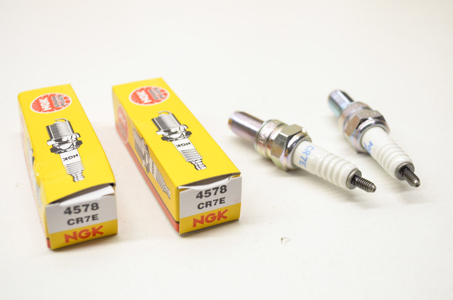 New OEM Yamaha NGK Spark Plugs Qty 2 NOS