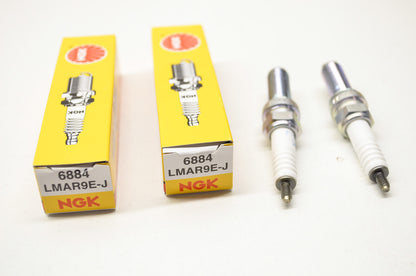 New Yamaha NGK Spark Plugs Qty 2 NOS