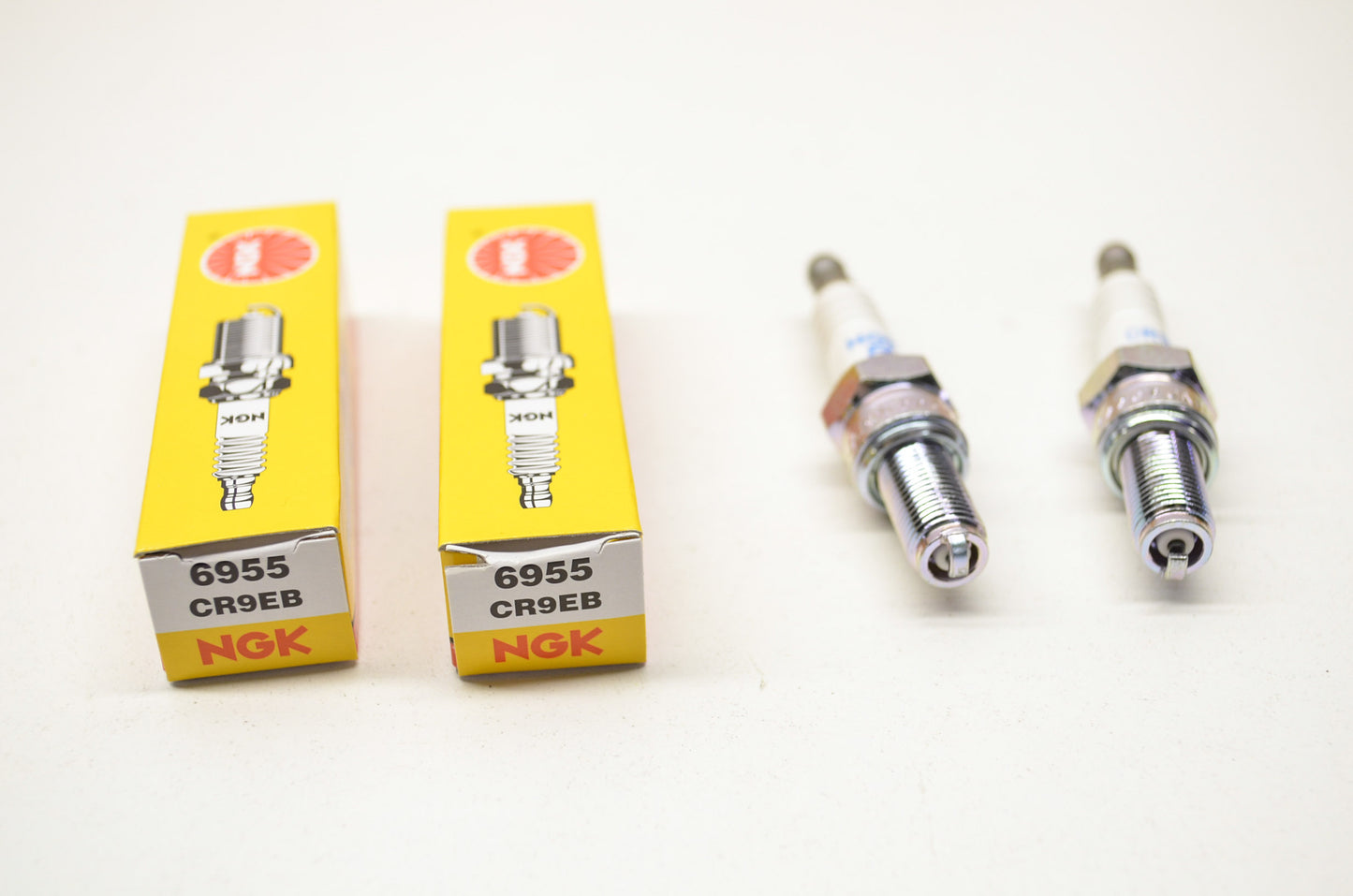 New OEM Yamaha NGK Spark Plugs Qty 2 NOS