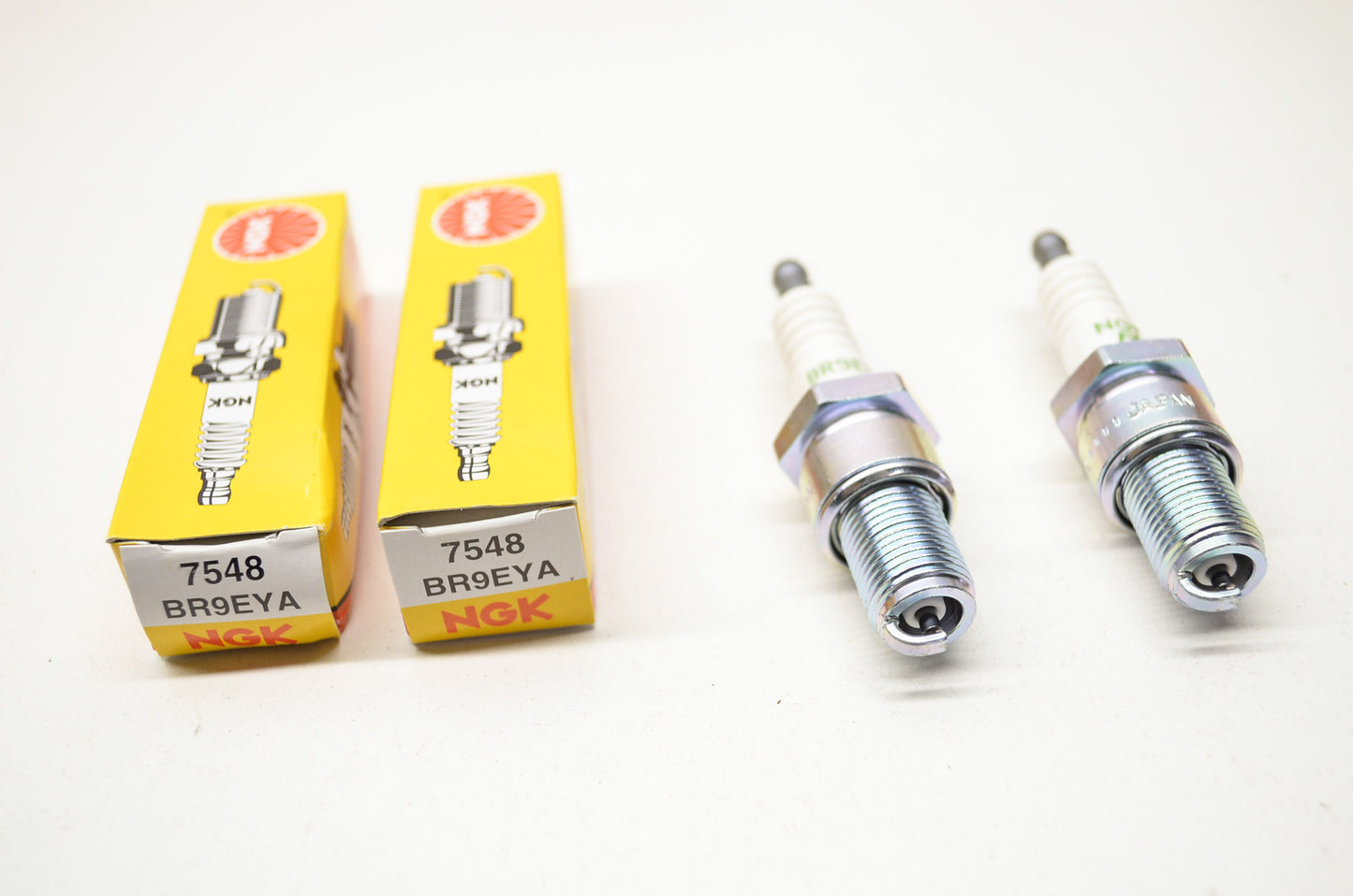 New OEM Yamaha NGK Spark Plugs Qty 2 NOS