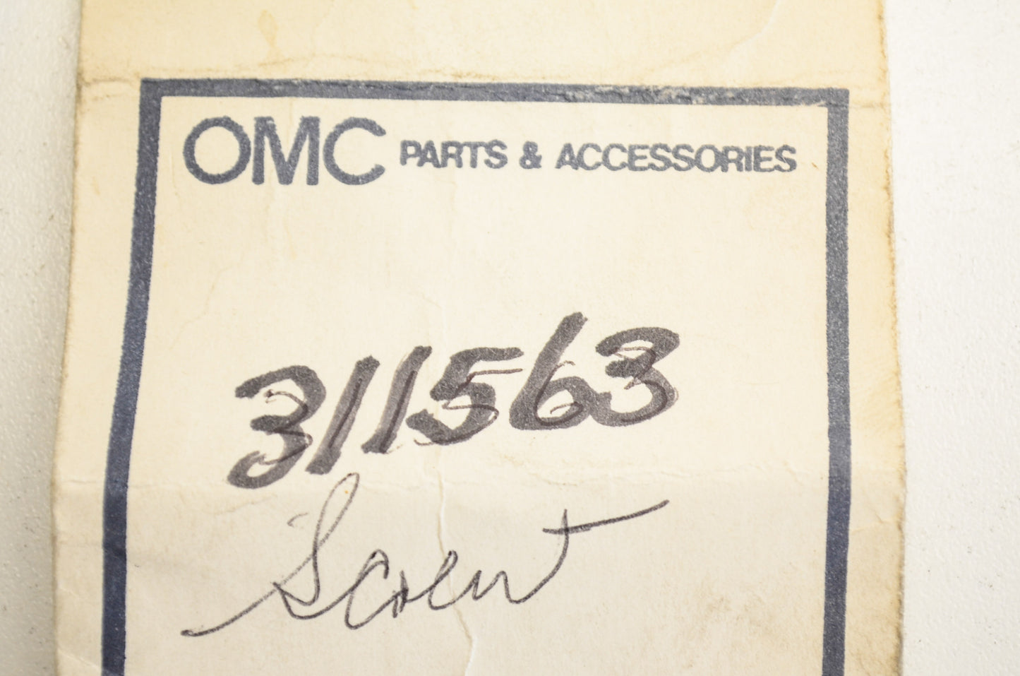 New OEM OMC Screw with Washer NOS