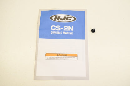 New HJC CS-2N Owner's Manual with Helmet Screw NOS