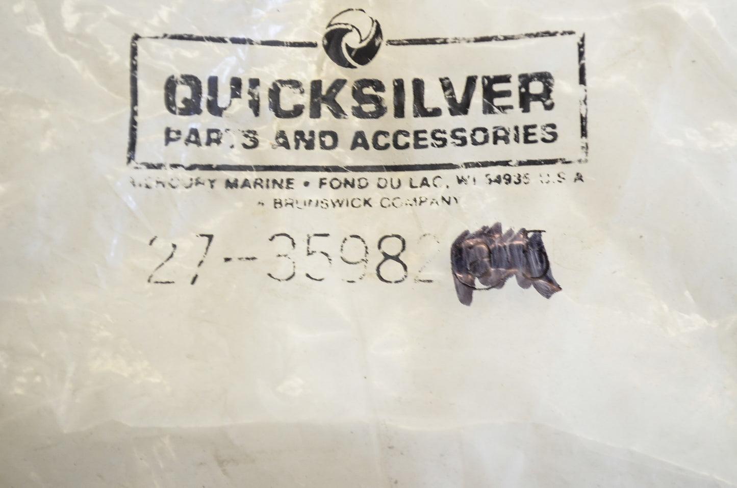 OEM Mercury 27-35982 Bell Housing Gasket Qty 2 NOS