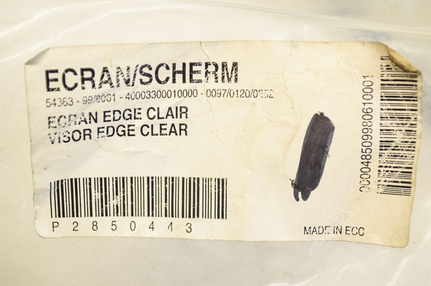 OEM Polaris 2850443 Clear Face Shield NOS