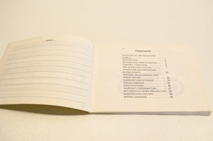 OEM Yamaha XJ700N XJ700NC Owner's Manual