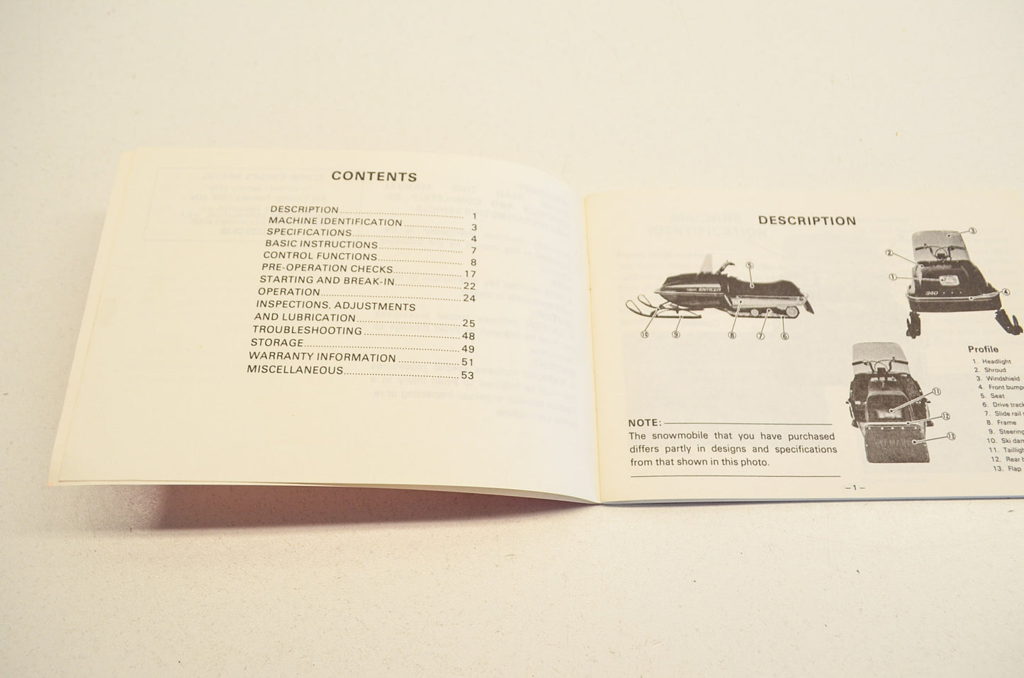 New OEM Yamaha ET340D Owner's Manual NOS