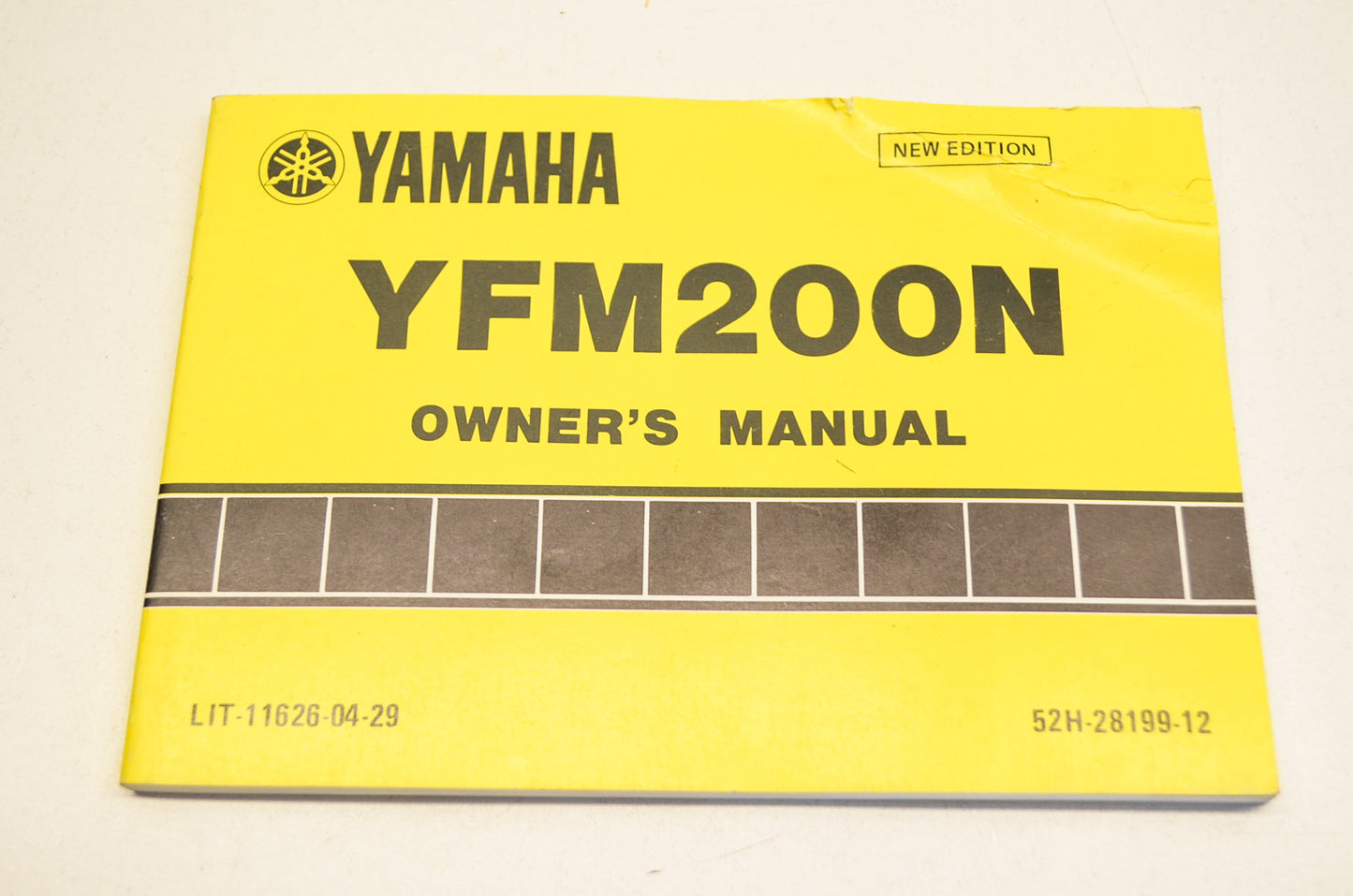 New OEM Yamaha YFM200N Owner's Manual NOS