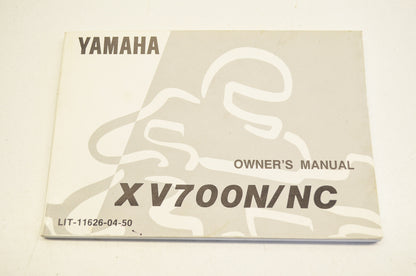 New OEM Yamaha XV700N/NC Owner's Manual NOS