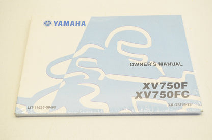 New OEM Yamaha XV750F XV750FC Owner's Manual NOS