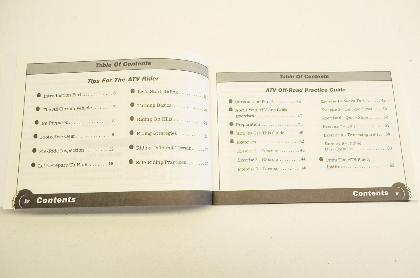 New OEM Yamaha Tips and Practice Guide for the ATV Rider NOS