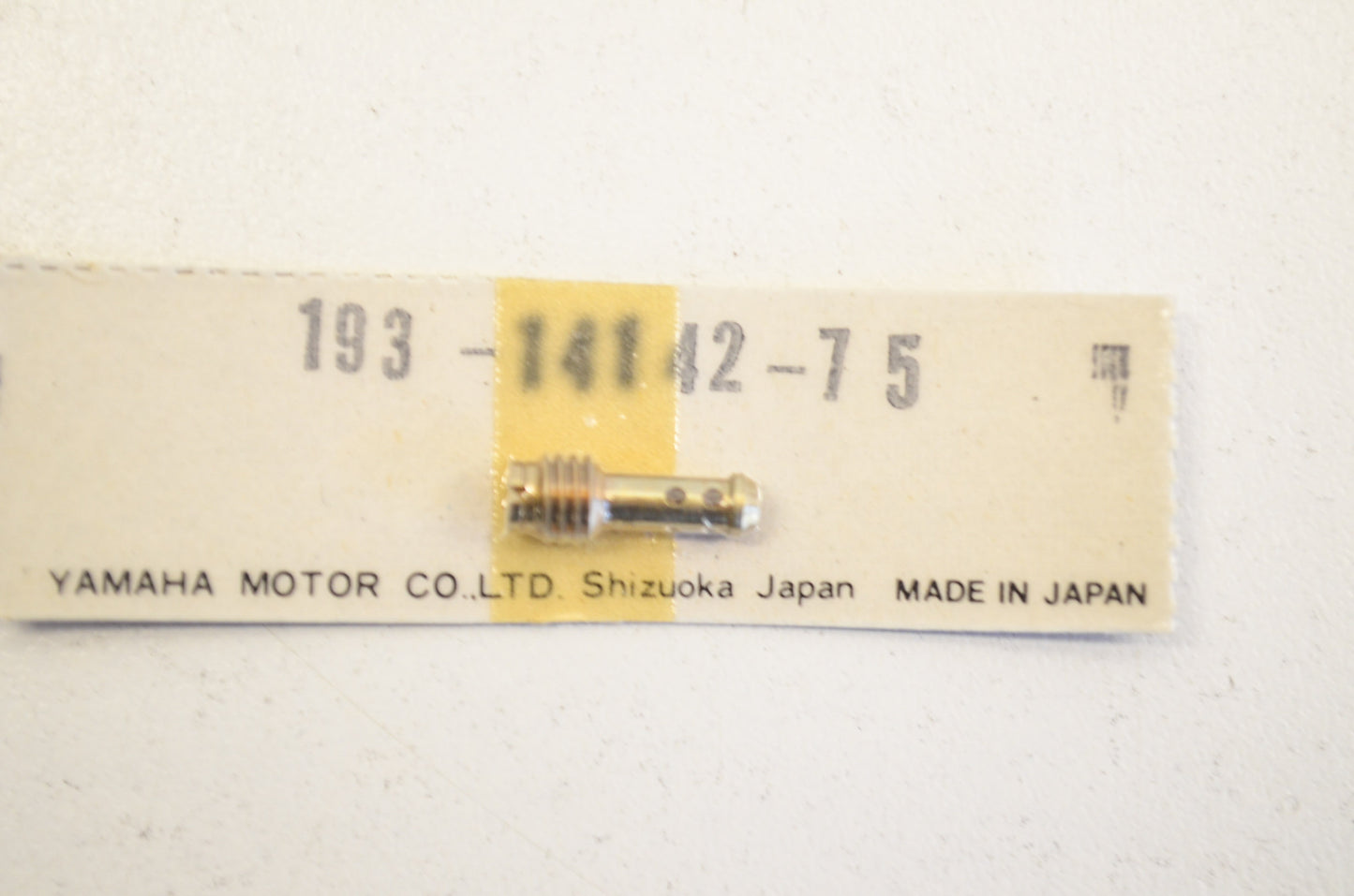 OEM Yamaha 193-14142-75-00 Pilot Jet #75 NOS