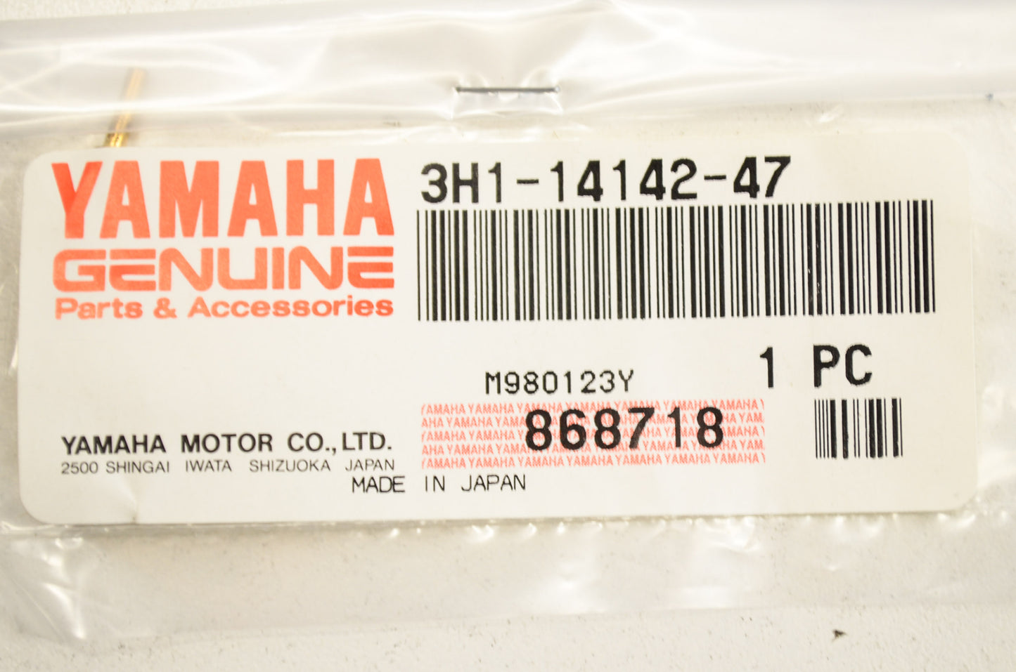 OEM Yamaha 3H1-14142-47-00 Pilot Jet #47.5